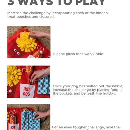 AnimalstoreXL Nina Ottosson Activity Matz Fast Food Fun Multi