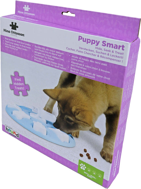 AnimalstoreXL Nina Ottosson Puppyspel Puppy Smart Blauw