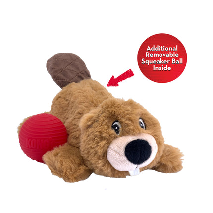 AnimalstoreXL Kong Hondenknuffel Cozie Pocketz Beaver Medium