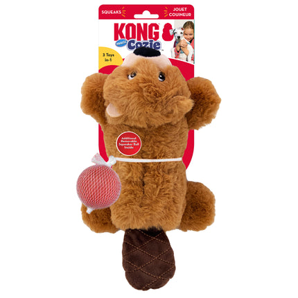 AnimalstoreXL Kong Hondenknuffel Cozie Pocketz Beaver Medium