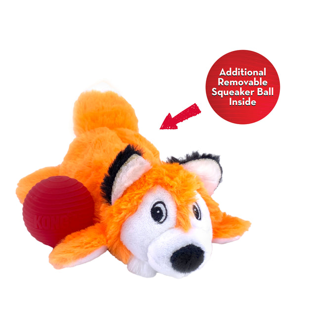 AnimalstoreXL Kong Hondenknuffel Cozie Pocketz Fox Medium
