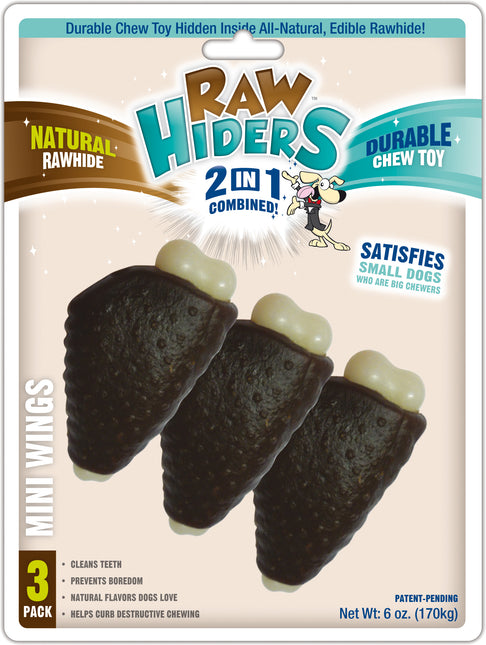 AnimalstoreXL Rawhiders Hondenspeelgoed Mini Wings 3 stuks