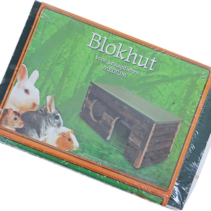 AnimalstoreXL Blokhut Hout Medium