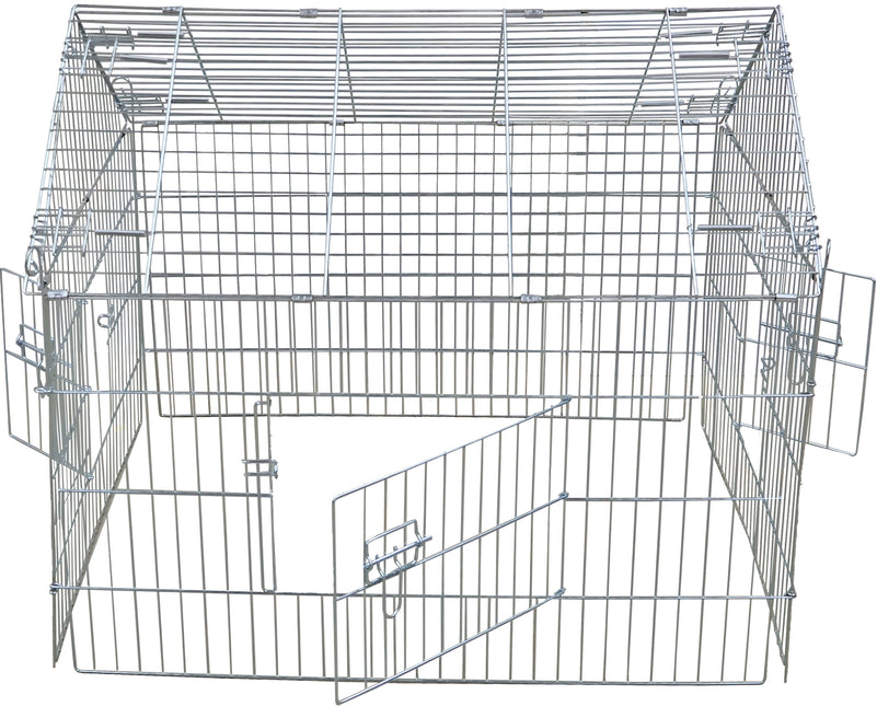 AnimalstoreXL Boon Draadren Puntdak Verzinkt 90x75x75cm