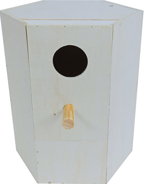 Broedblok zeskant voor Bourkes Parkieten - Parkieten - Tropenvogels - Valkparkieten Zeskant