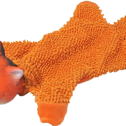 AnimalstoreXL Boon Vos Chenille met Latex Oranje 50cm