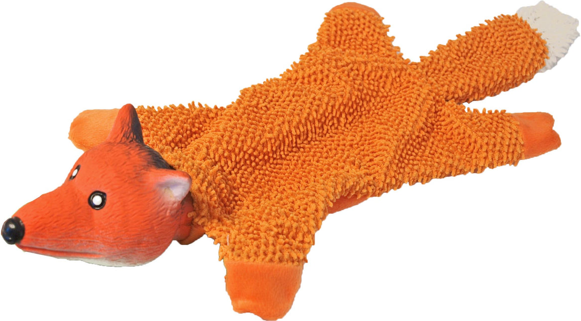 AnimalstoreXL Boon Vos Chenille met Latex Oranje 50cm