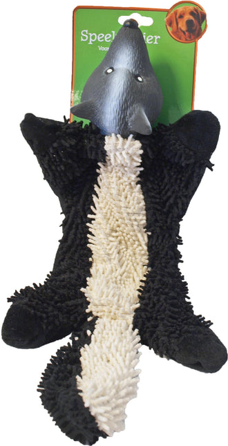 AnimalstoreXL Boon Stinkdier Chenille met Latex Zwart 50cm