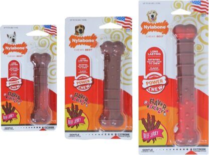 AnimalstoreXL Nylabone Wolf Bot Beef Jerky
