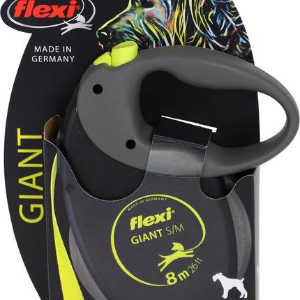 AnimalstoreXL Flexi rollijn GIANT tape 8 meter geel