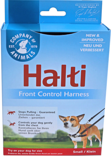 AnimalstoreXL Company Of Animals Halti Front Control Harnas Rood/Zwart