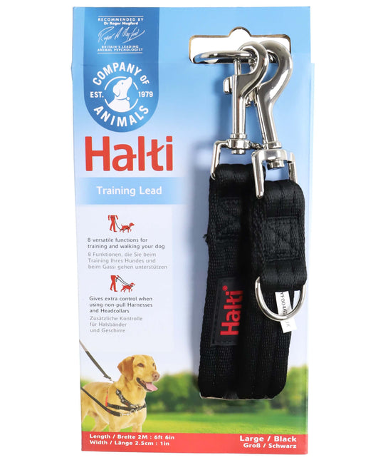 AnimalstoreXL Company Of Animals Training Lead Large Zwart