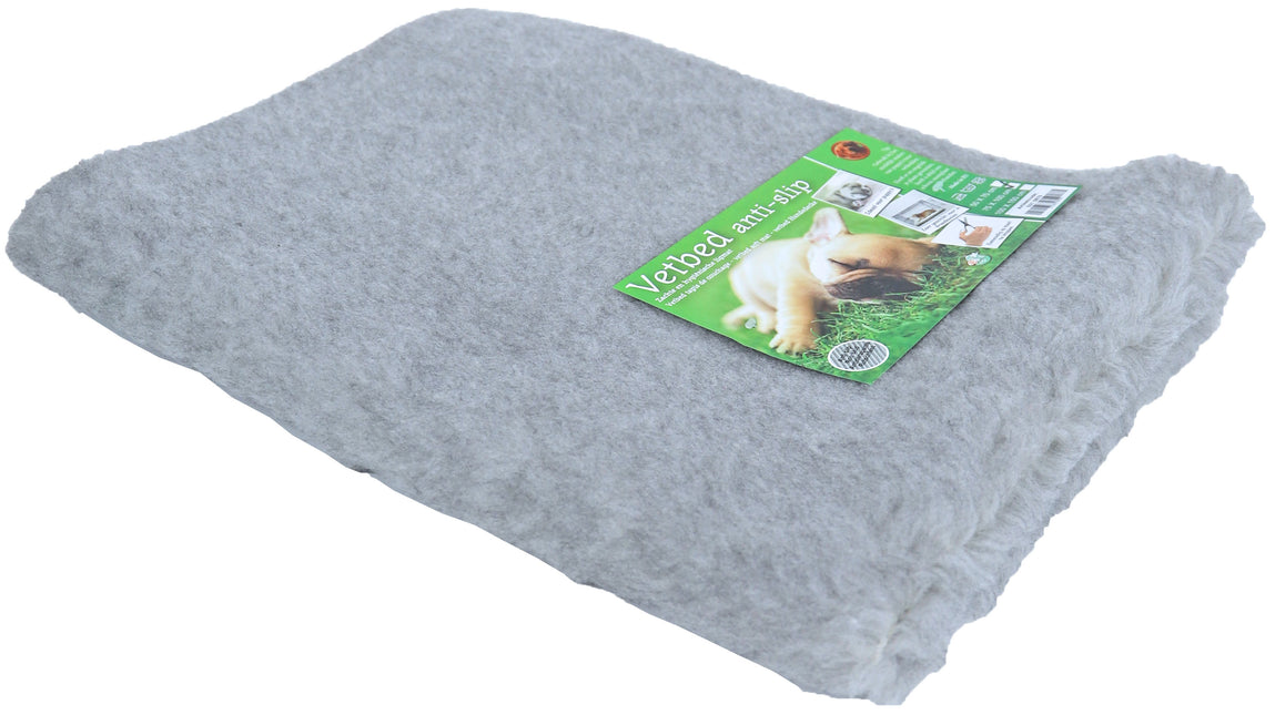 Vetbed Antislip Ongebiesd Grijs