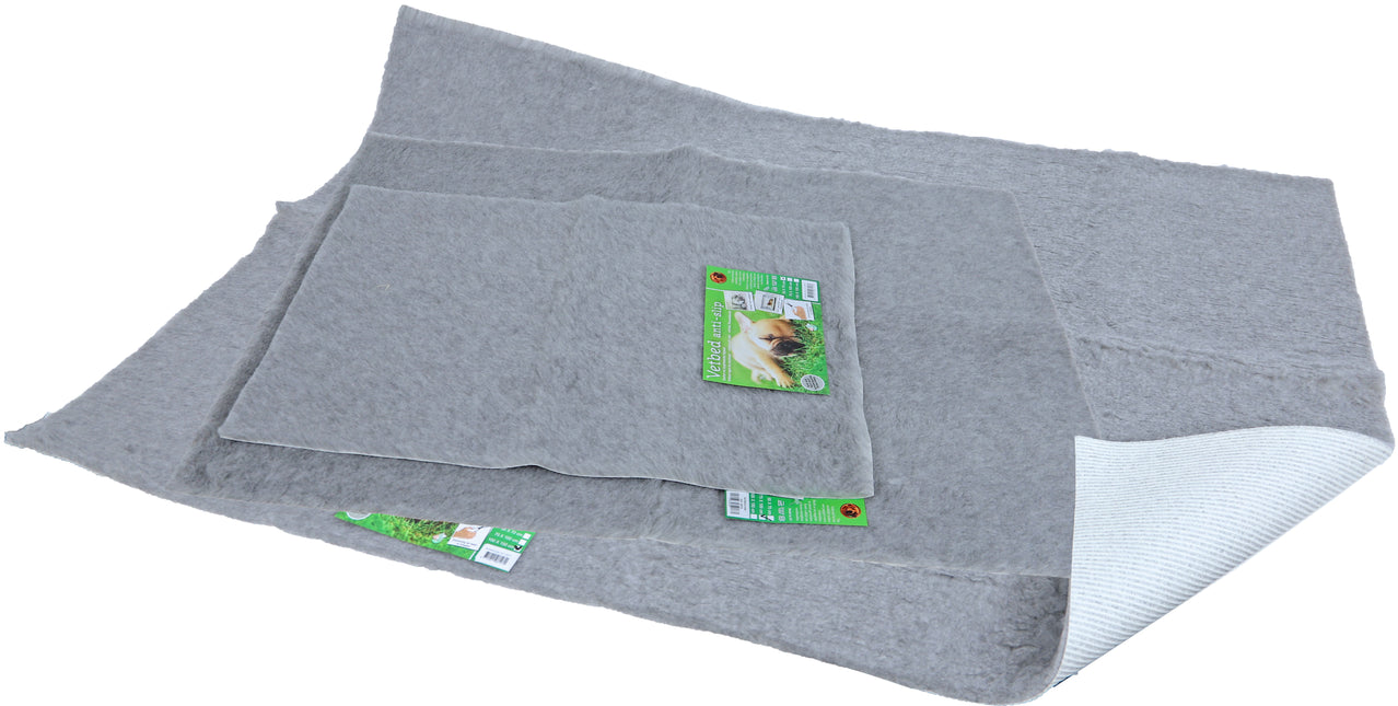 Vetbed Antislip Ongebiesd Grijs
