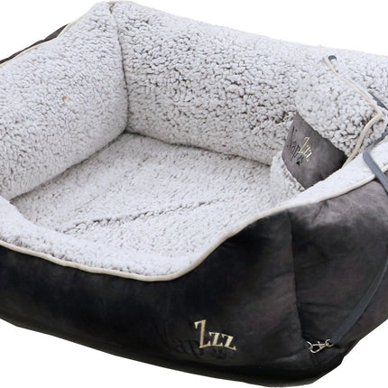 Napzzz Divan met Kussen Grijs Wit