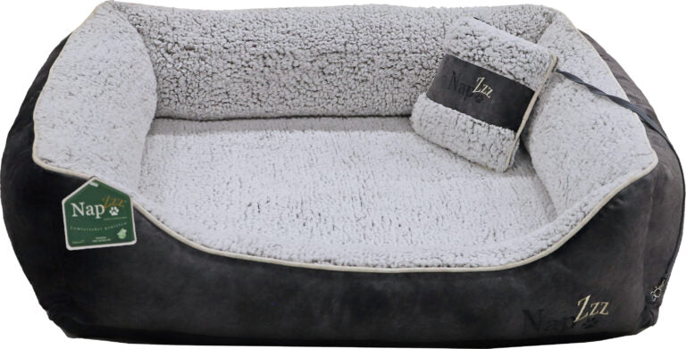 Napzzz Divan met Kussen Grijs Wit