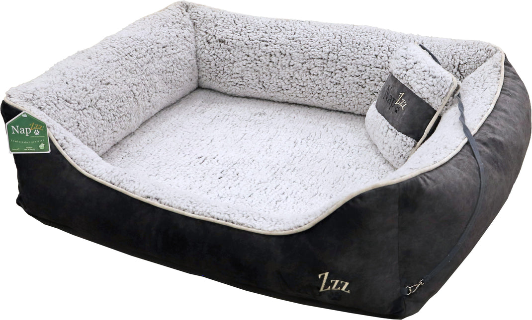 Napzzz Divan met Kussen Grijs Wit