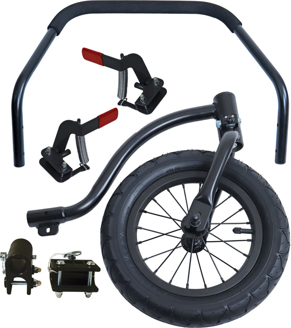 AnimalstoreXL Doggyride Jogger Strollerset Original Novel Zwart