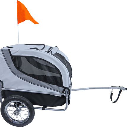 AnimalstoreXL Boon Fietskar Runner 1 Lichtgrijs Grijs