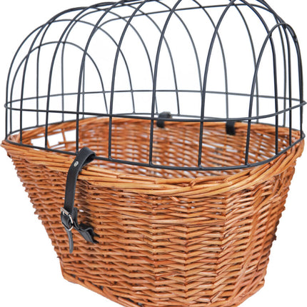 AnimalstoreXL Boon Fietsmand Riet Voorop met Metaal Rek