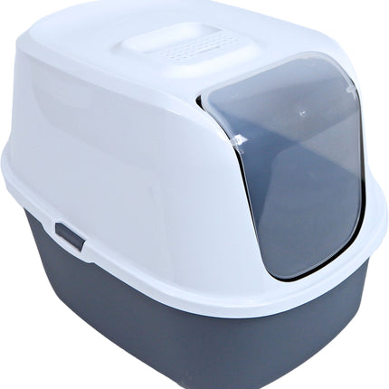 AnimalstoreXL Boon Kattentoilet Just Eazy Recycle Grijs Wit