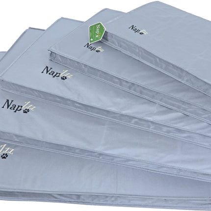 AnimalstoreXL Nap'zzz Draadkooikussen Waterproof Grijs 59X42X5