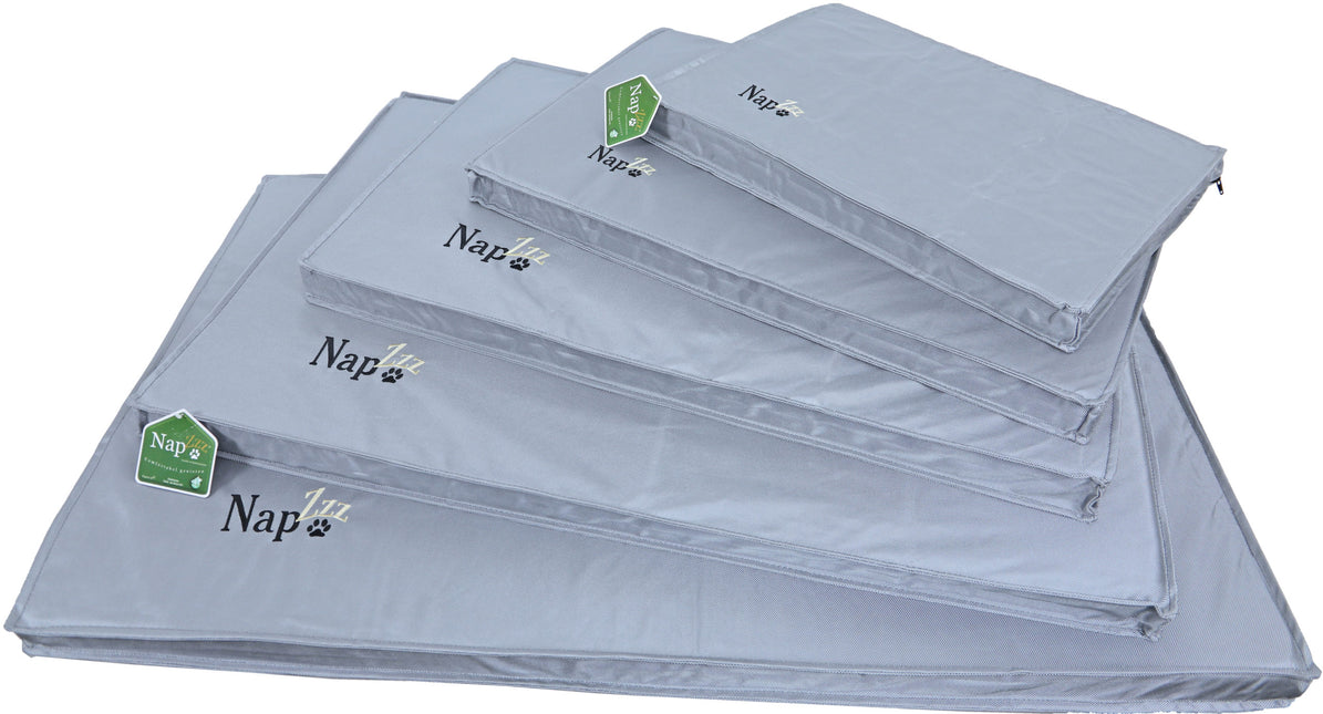 AnimalstoreXL Nap'zzz Draadkooikussen Waterproof Grijs 59X42X5