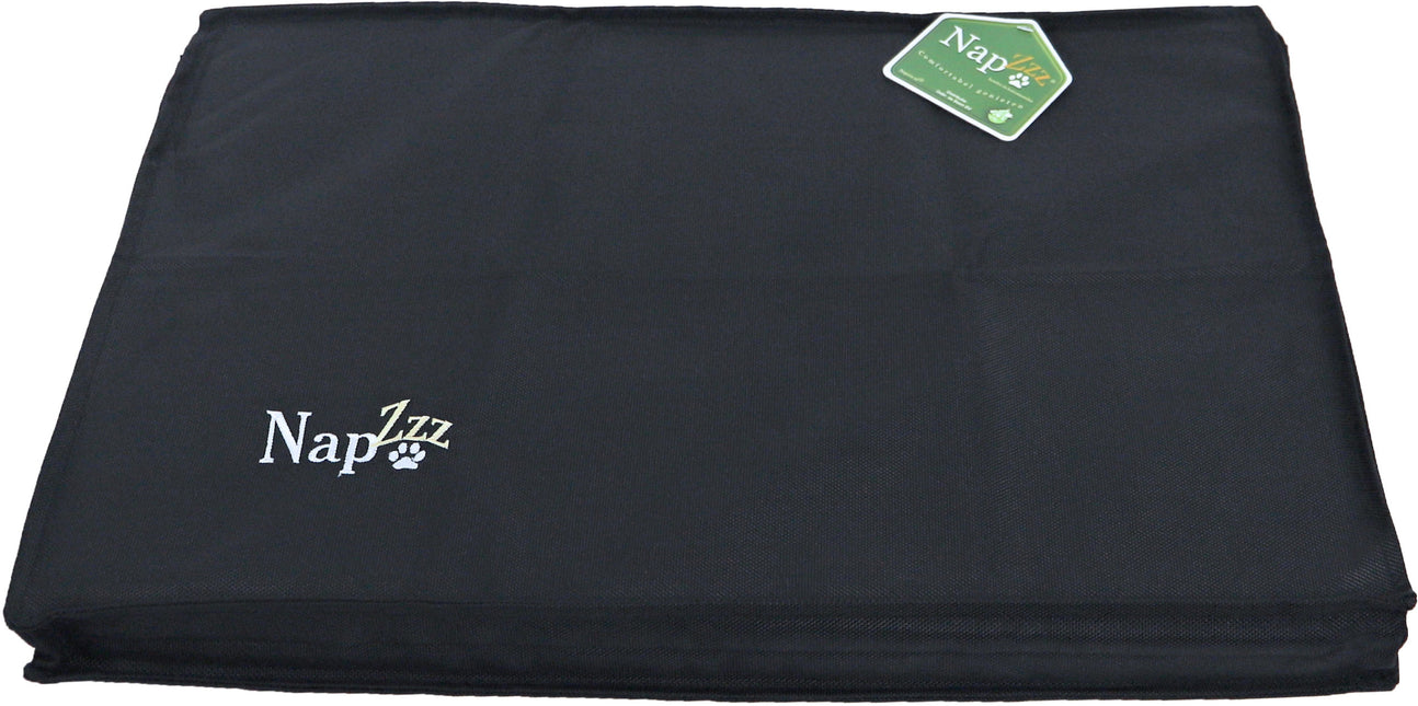 AnimalstoreXL Nap'zzz Draadkooikussen Waterproof Zwart 59X42X5