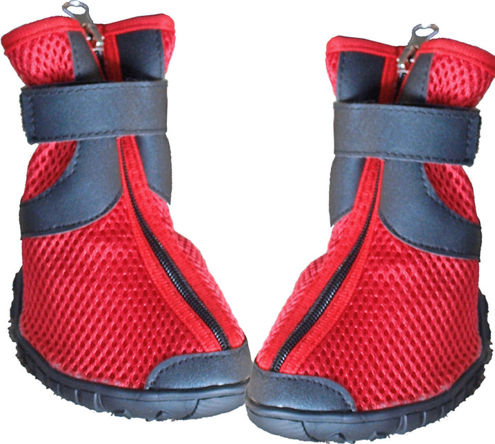 AnimalstoreXL Boon Hondenschoen Water Rood Zwart S 2 stuks