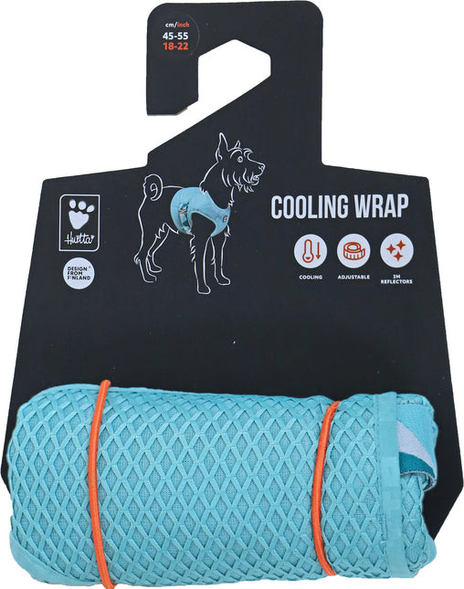 AnimalstoreXL Hurtta Koelvest Hond - Cooling Wrap Aquamarine