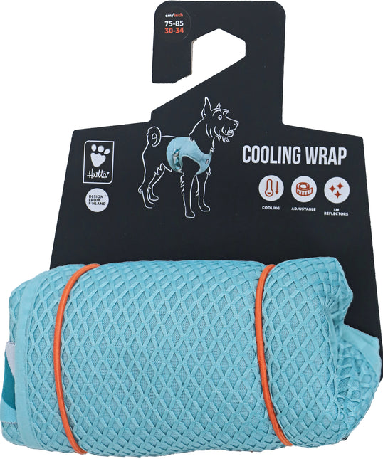 AnimalstoreXL Hurtta Koelvest Hond - Cooling Wrap Aquamarine
