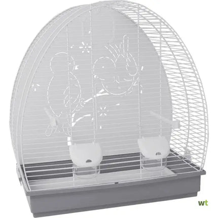 AnimalstoreXL Voltrega Vogelkooi 672 Wit Grijs