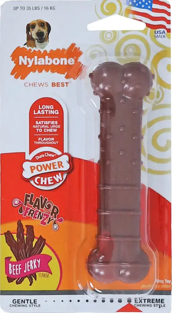 AnimalstoreXL Nylabone Wolf Bot Beef Jerky
