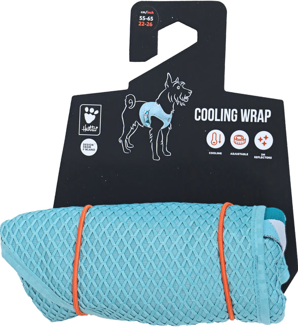 AnimalstoreXL Hurtta Koelvest Hond - Cooling Wrap Aquamarine