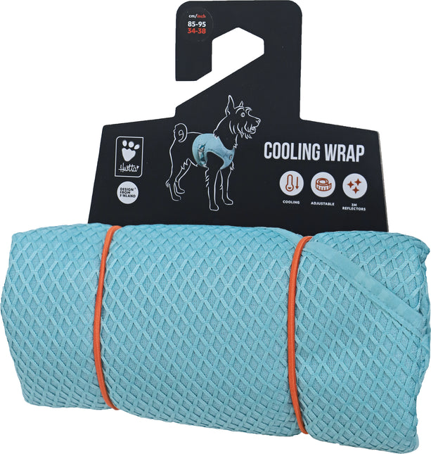 AnimalstoreXL Hurtta Koelvest Hond - Cooling Wrap Aquamarine