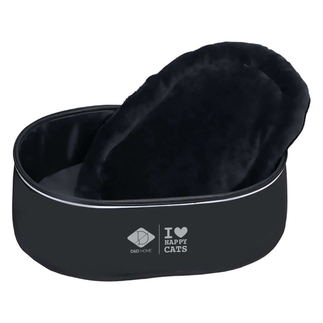 AnimalstoreXL D&D Home - Phoebe Kattentransporttas - 50x35x40cm Zwart