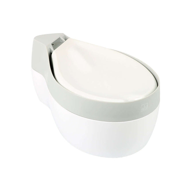 AnimalstoreXL Ebi Maya Drinkfontein 1,8L 24,9x16,5x12cm Wit/Grijs