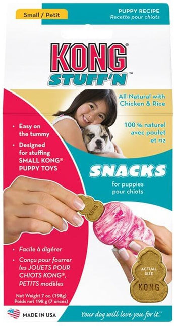 AnimalstoreXL Kong Snacks Puppy Kip Rijst Large 312gr