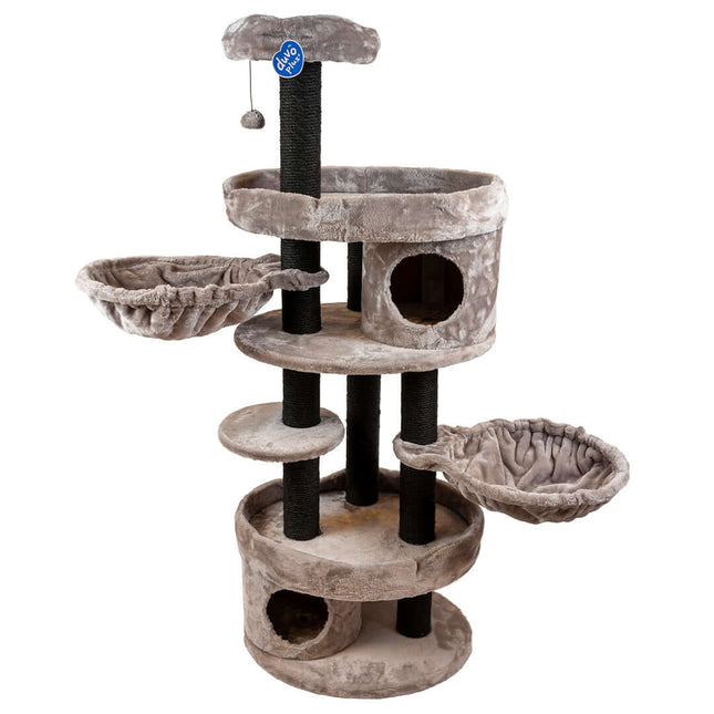 AnimalstoreXL Duvoplus Krabpaal Coco 60x48x152cm Antraciet