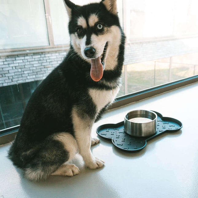 AnimalstoreXL Duvoplus Eetkom Heavy Fix 950ml 16,1cm Zilver