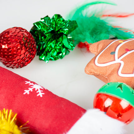 AnimalstoreXL Duvoplus geschenkzakje 10 kattenspeeltjes