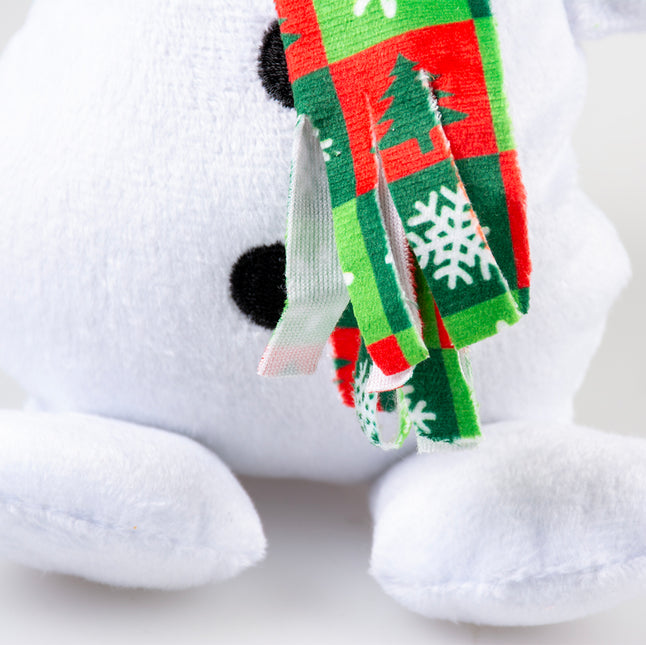 AnimalstoreXL Duvoplus hondenspeeltje pluche sneeuwman