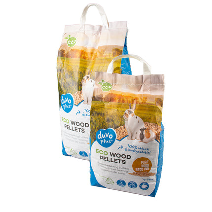 AnimalstoreXL Duvoplus Eco Houtkorrels Bodembedekking 3,6kg/8L