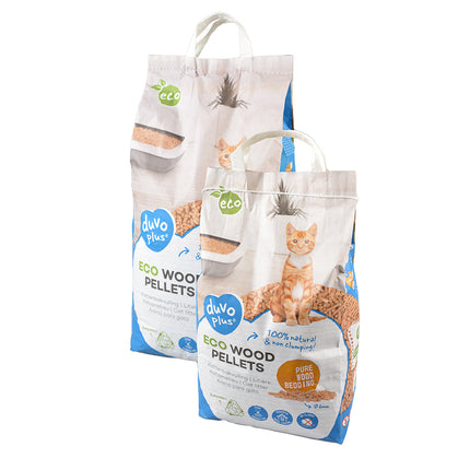 AnimalstoreXL Duvoplus Eco Houtkorrels Bodembedekking 3,6kg/8L