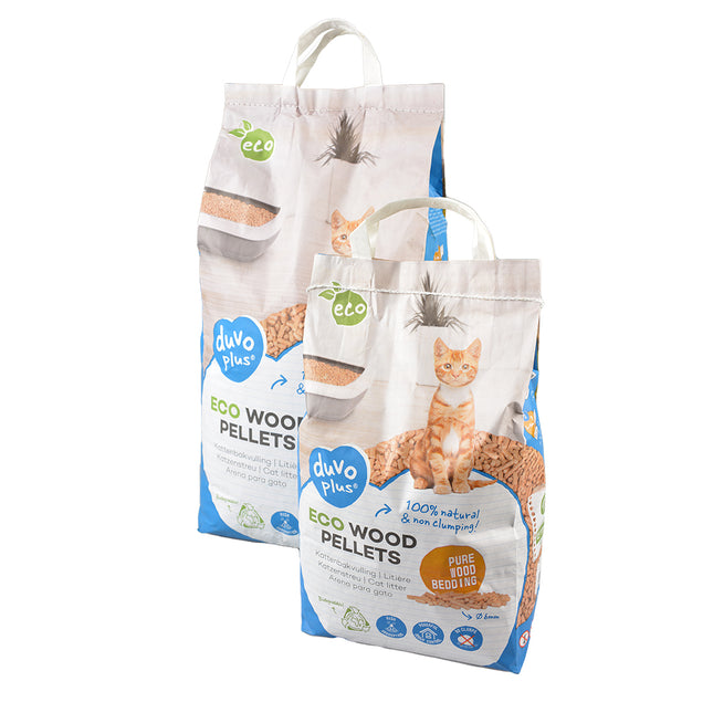 AnimalstoreXL Duvoplus Eco Houtkorrels Bodembedekking 3,6kg/8L