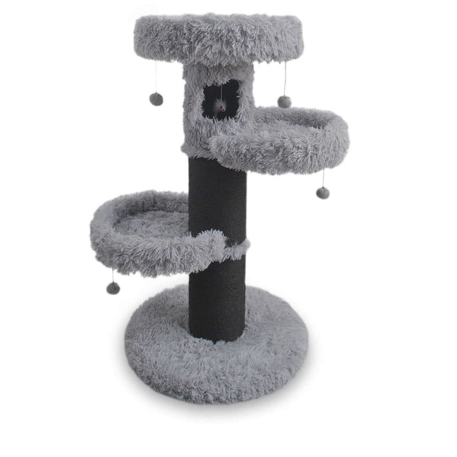 AnimalstoreXL Duvoplus Krabpaal Farah - 60x60x110cm Grijs