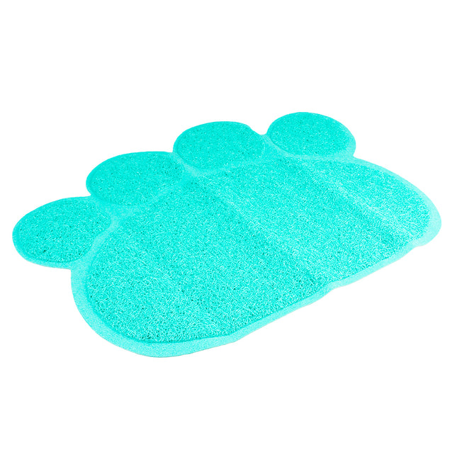 AnimalstoreXL Duvoplus Kattenbakmat Pootje Petrol