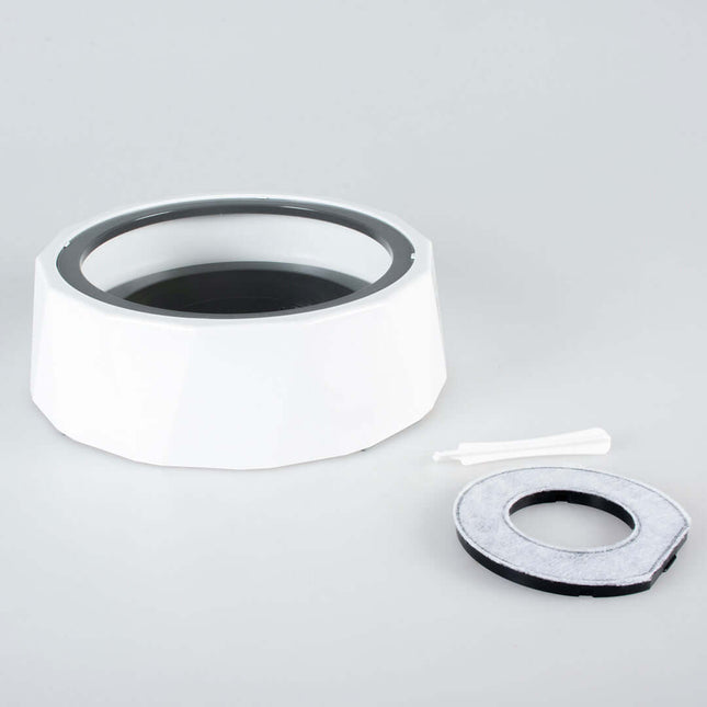 AnimalstoreXL Duvoplus Anti-Mors Drinkkom Poly 1200ml 22x22x7cm Wit/Grijs