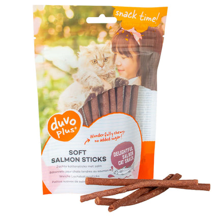 AnimalstoreXL Duvoplus - Zachte Zalmsticks - 50g