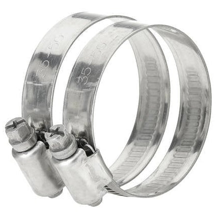 AnimalstoreXL RVS slangklem 1 1/4"-1 1/2" 35-50 mm x2